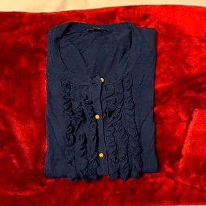 Talbots cardigan in navy